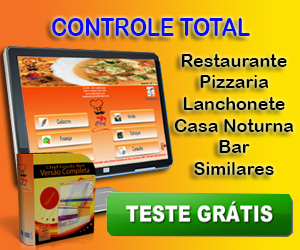 chef foods Net programa para restaurante, Pizzaria, Lanchonete, Padaria, Delivery, Bar e Similares.